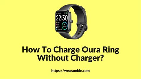 oura ring charge without dock.